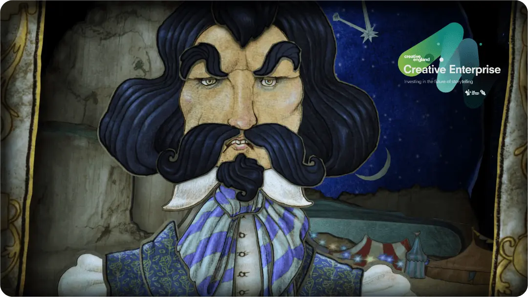 A serious looking man in 19th century attire